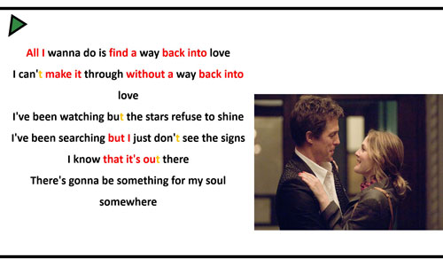 K歌情人 主题曲 Way Back Into Love 感受不一样的魅力 浸泡村国际英语 K歌情人 主题曲 Way Back Into Love 感受不一样的魅力 浸泡村国际英语